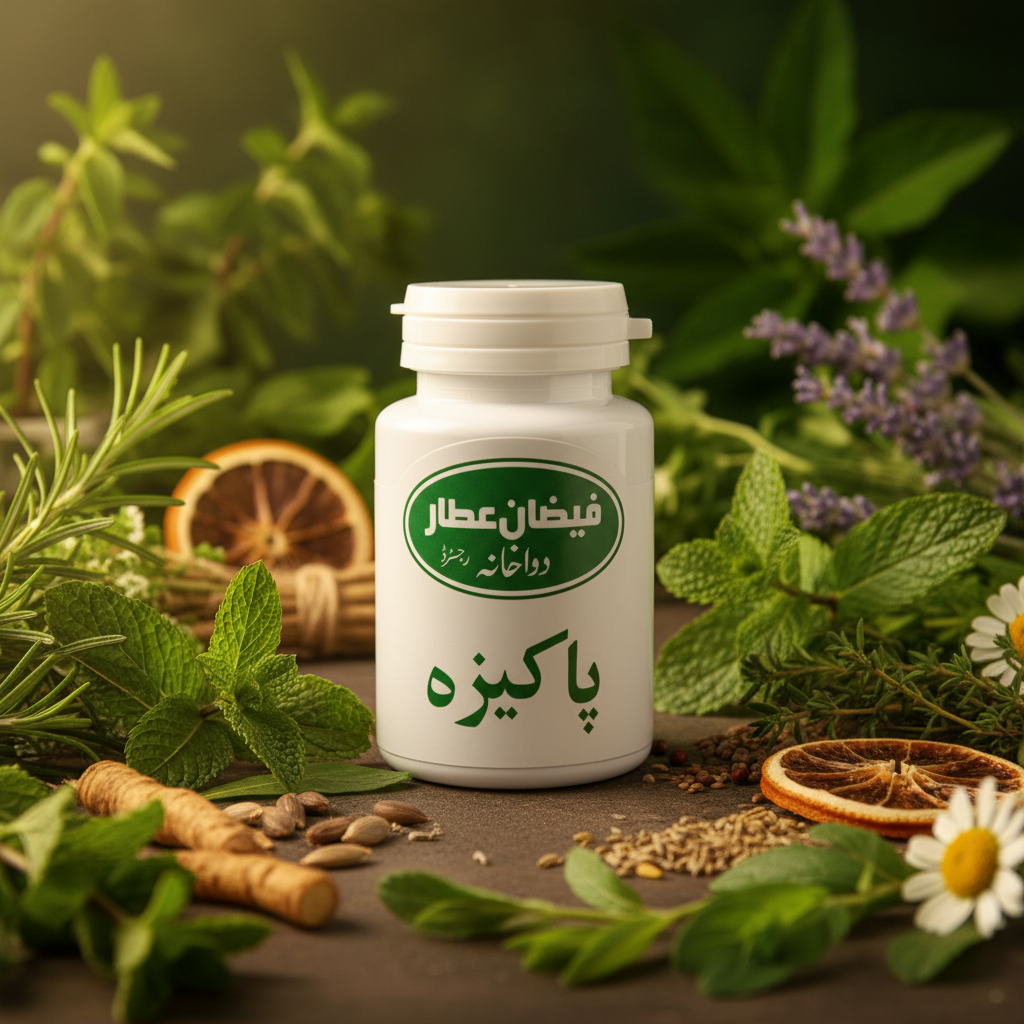 Pakiza with Herbal Background