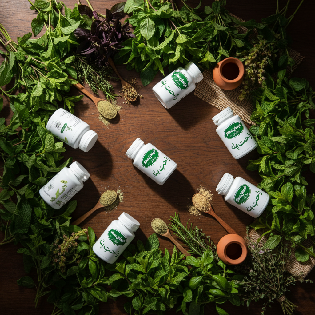 Rahat e Pitta - Flat Lay Style